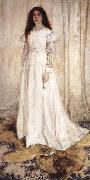 James Abbott McNeil Whistler Symphony in white No 1 The White Girl oil